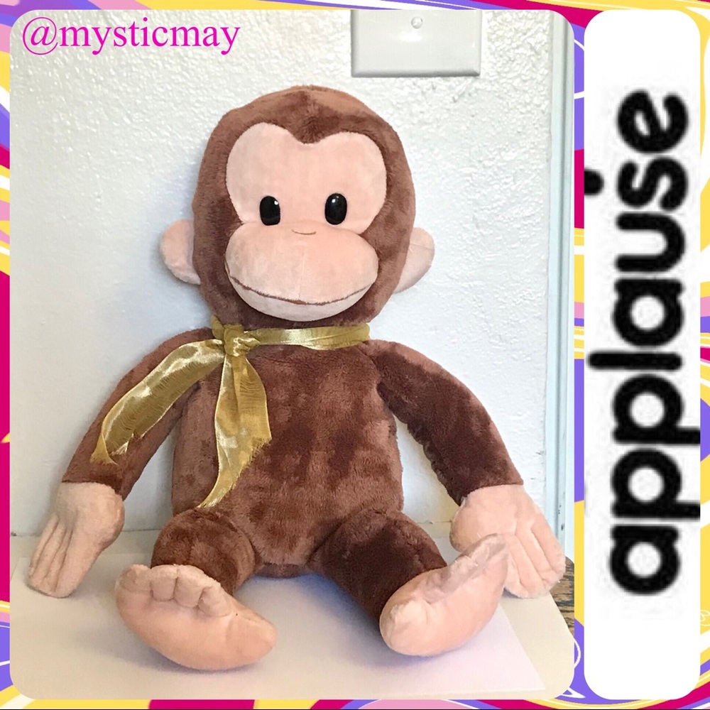 2019 Kohls Applause CURIOUS GEORGE 16" Plush Toy Monkey Stuffie Animal